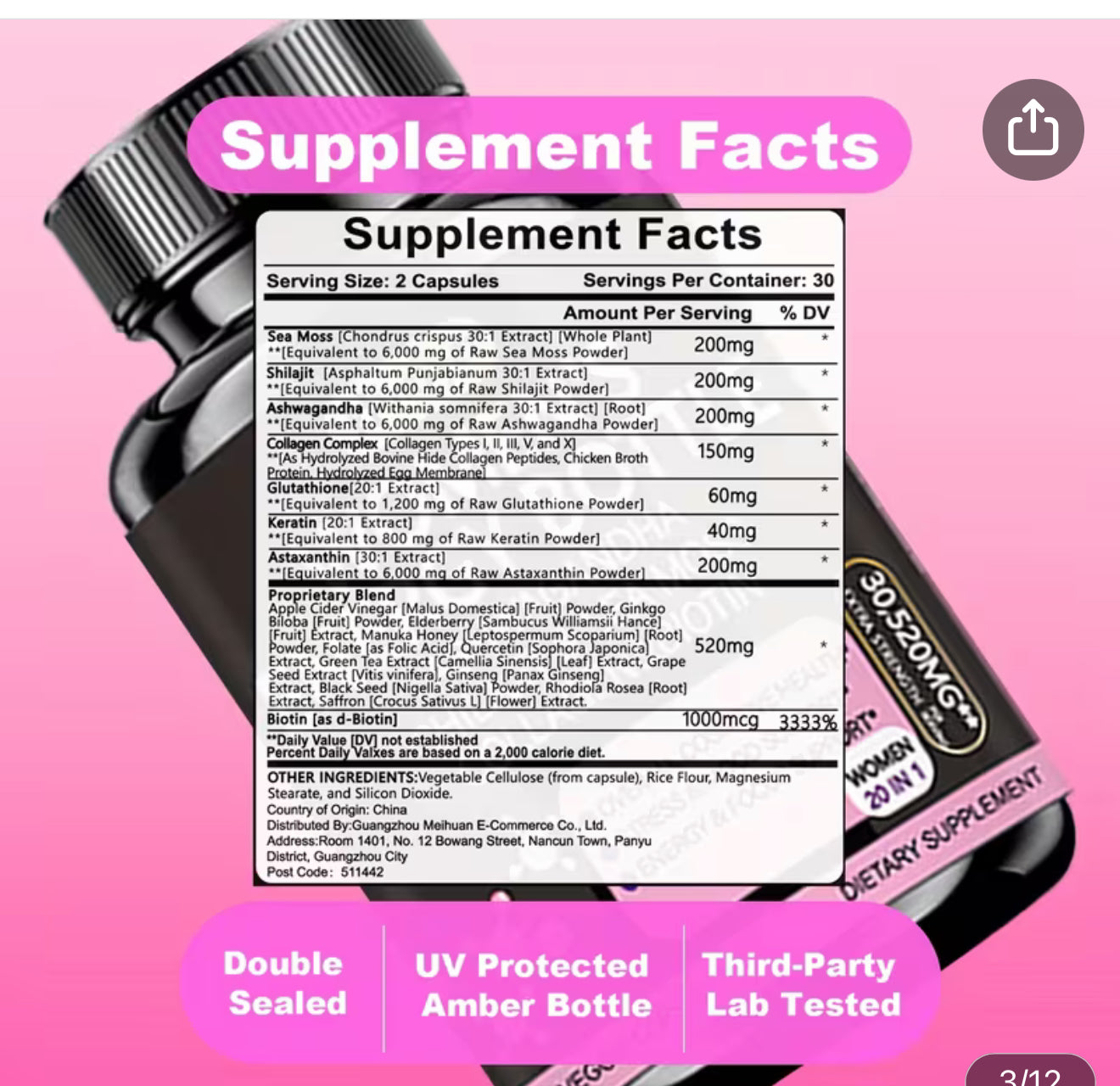 Womens Energy Supplement